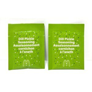McDonald's Dill Pickle McShaker 2 Pack Canada Limited Edition Grinch Flavor New